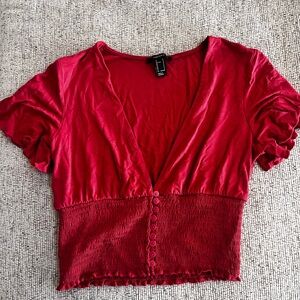 Forever 21 red top